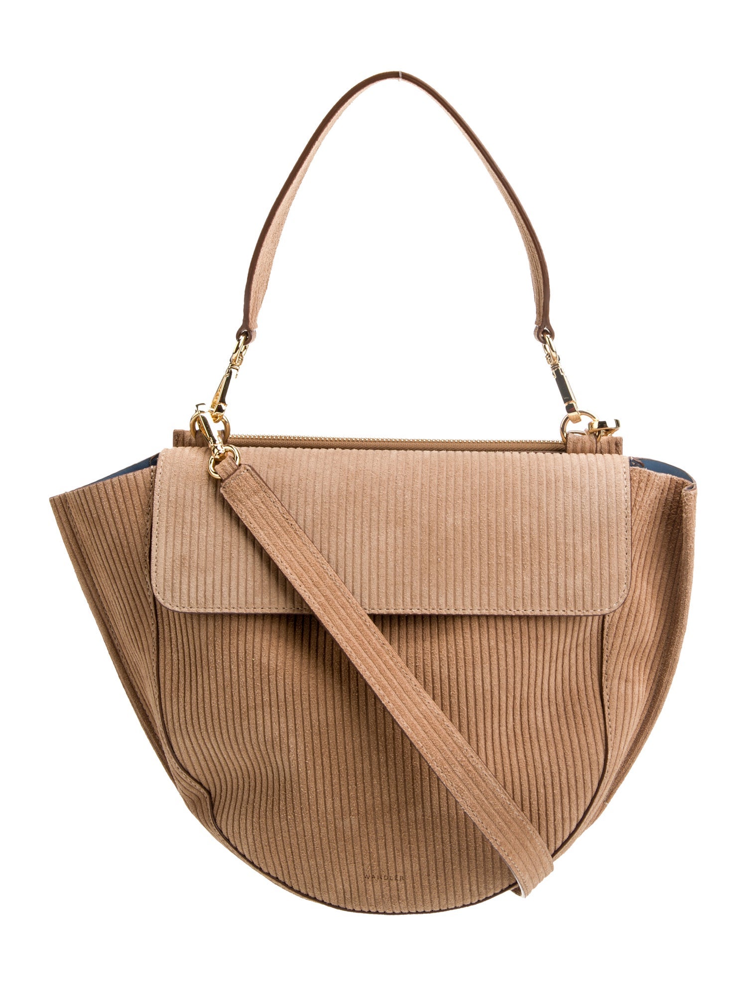 WANDLER Suede Shoulder Bag