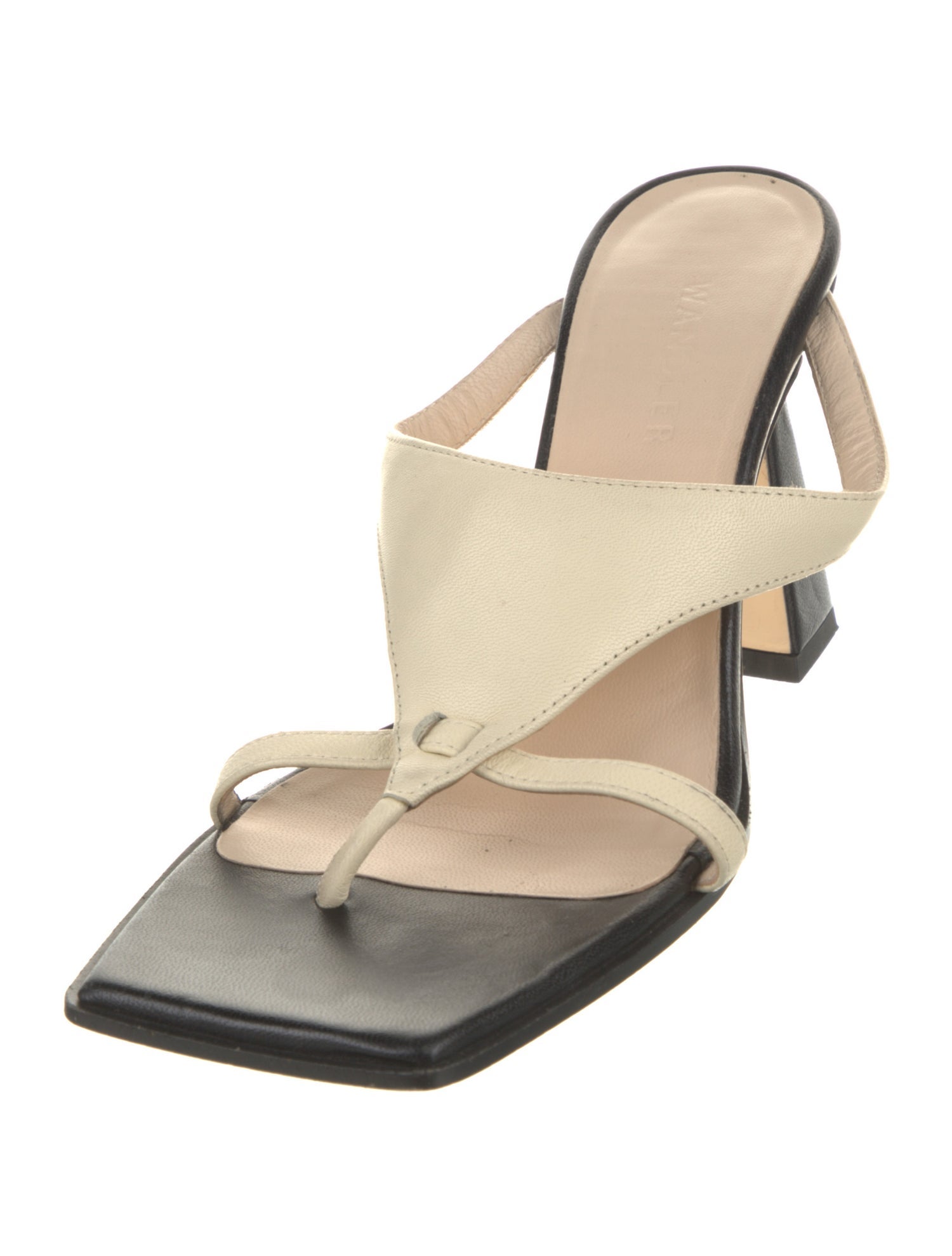 WANDLER Leather Slingback Sandals