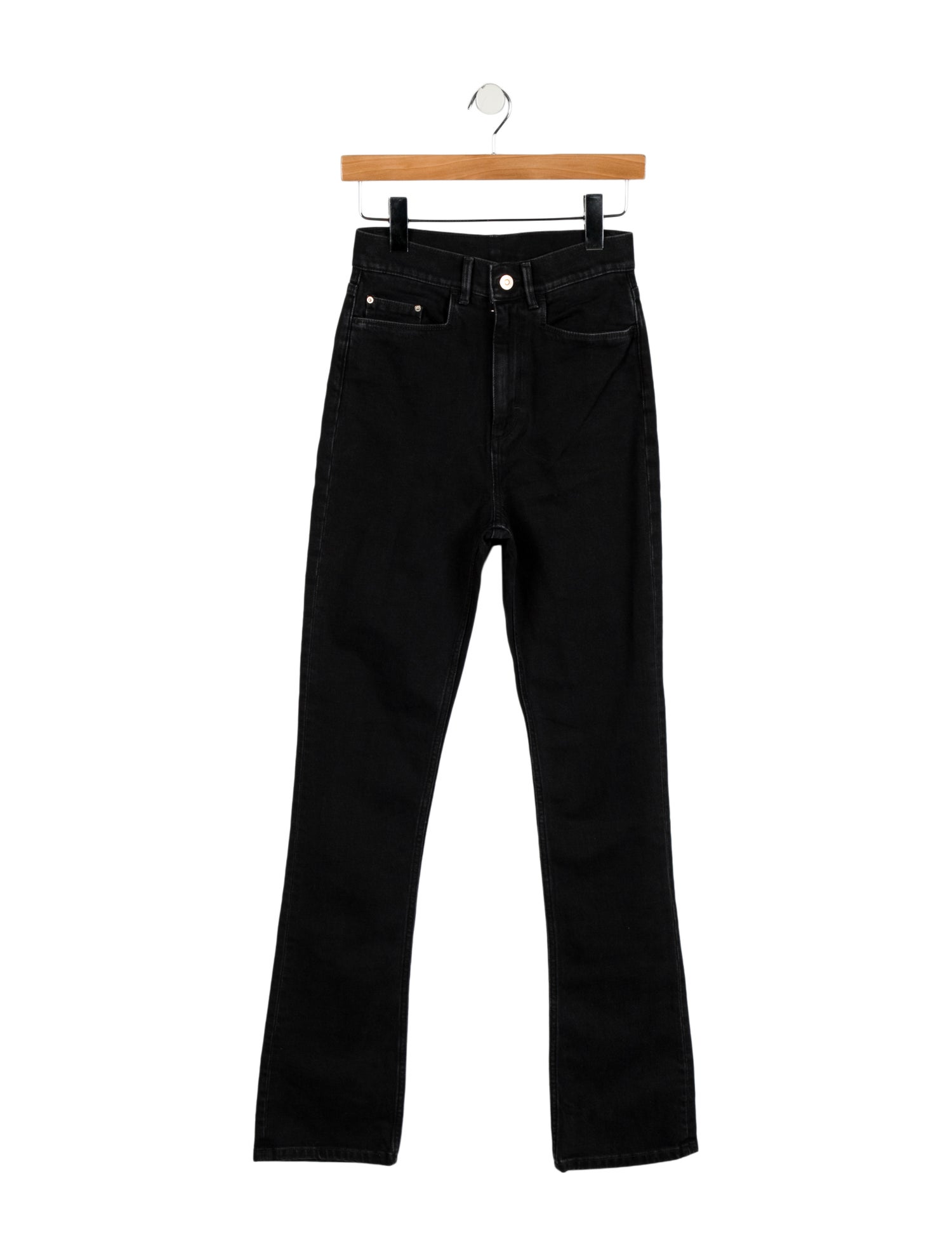 WANDLER High-Rise Straight Leg Jeans