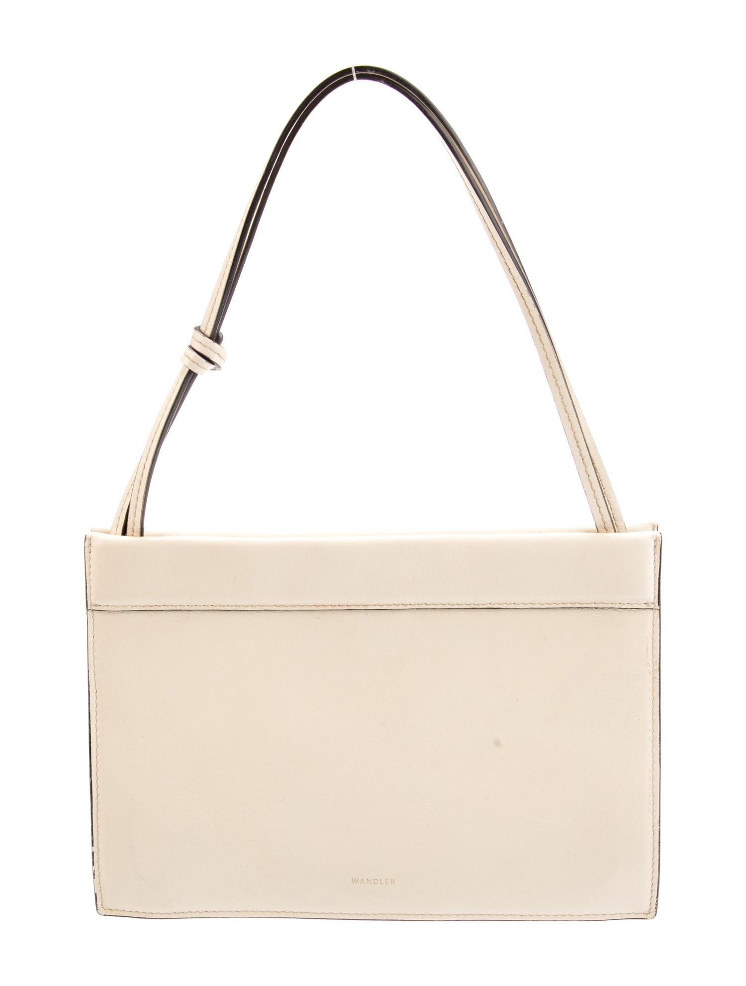 WANDLER Leather Top Handle Bag