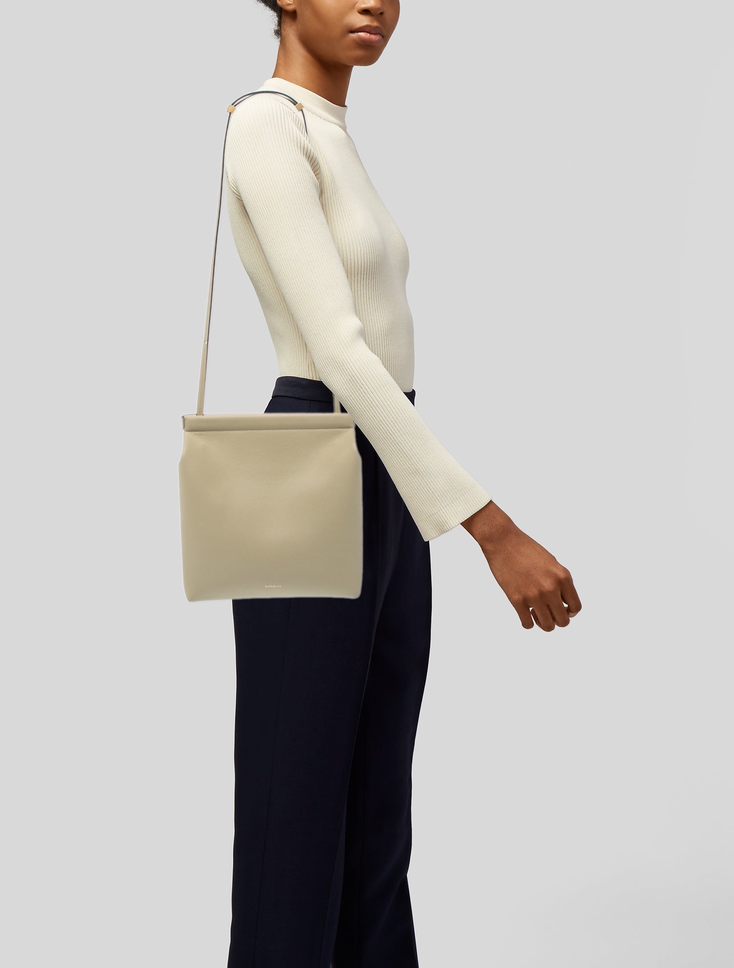 Clare V. Leather Evening Bag - Yellow Crossbody Bags, Handbags