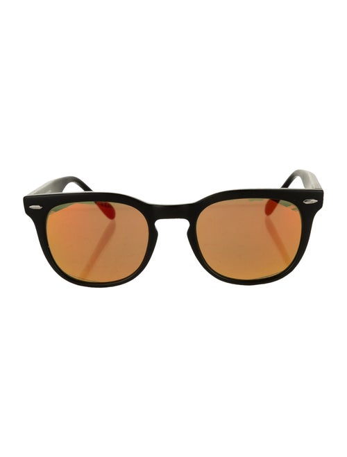 Warby Parker Tinted Round Sunglasses blue