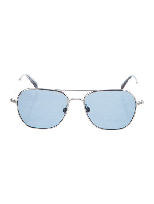 Warby Parker Tinted Aviator Sunglasses Silver