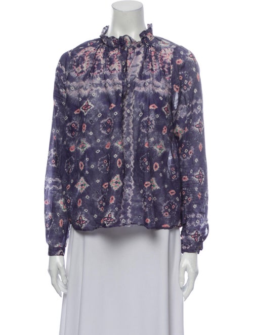 Warm Silk Printed Blouse