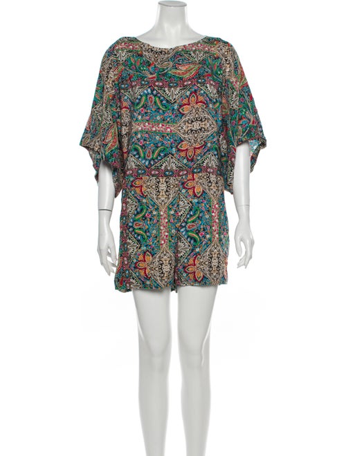 Warm Silk Printed Romper