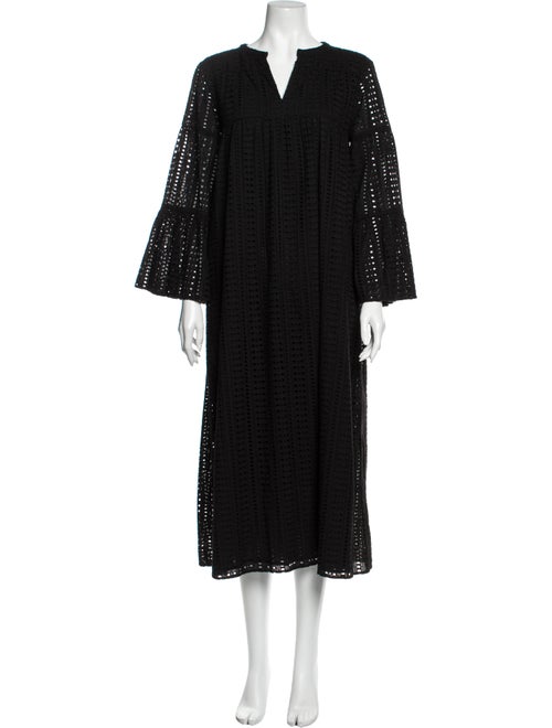 Warm Hitch Dress Star Eyelet Long Dress w/ Tags Bl