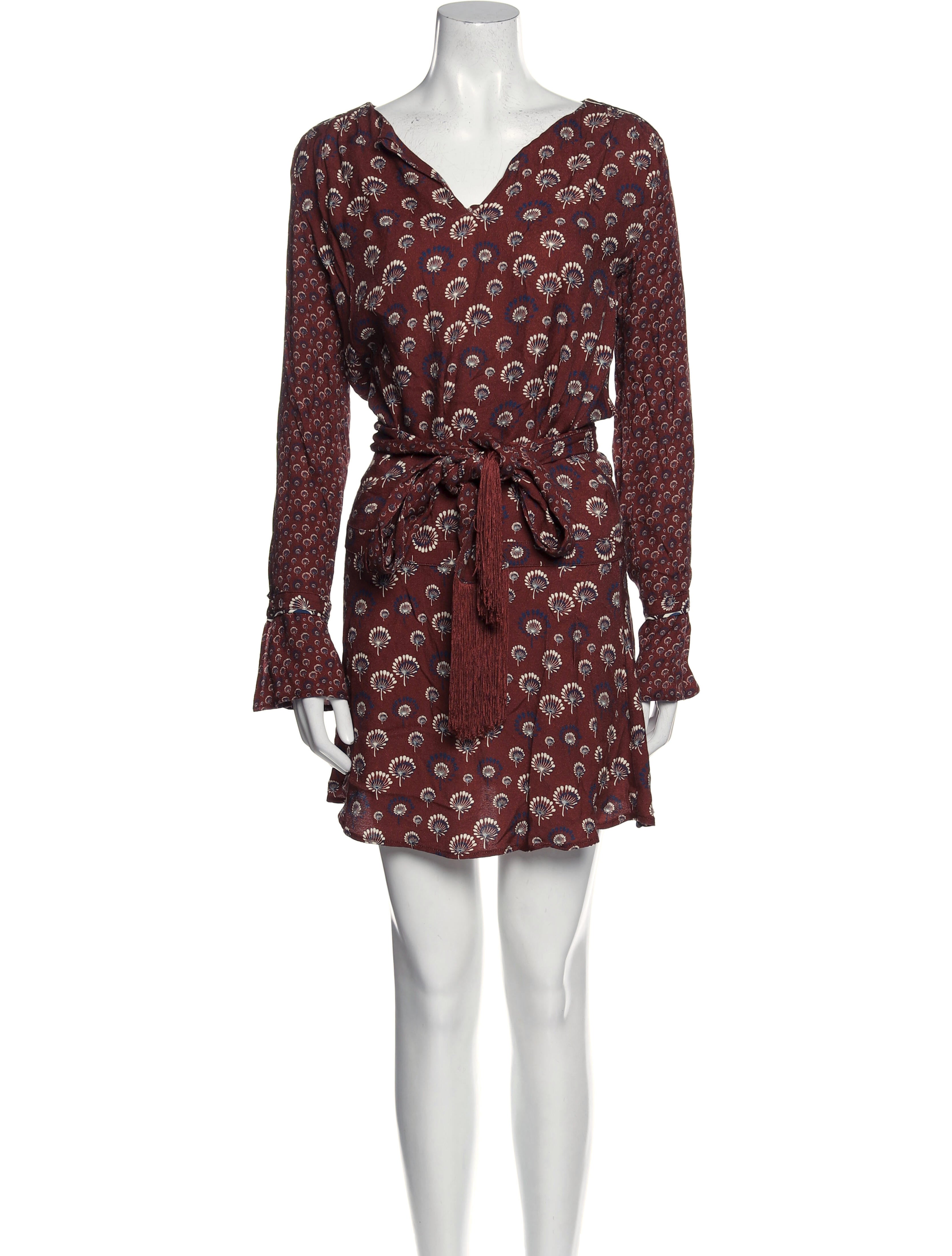 Warm Printed Mini Dress