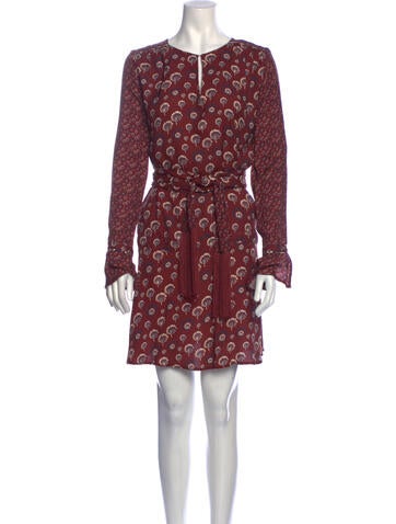 Warm Dresses Printed Mini Dress S