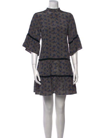 Warm Dresses Silk Mini Dress XS