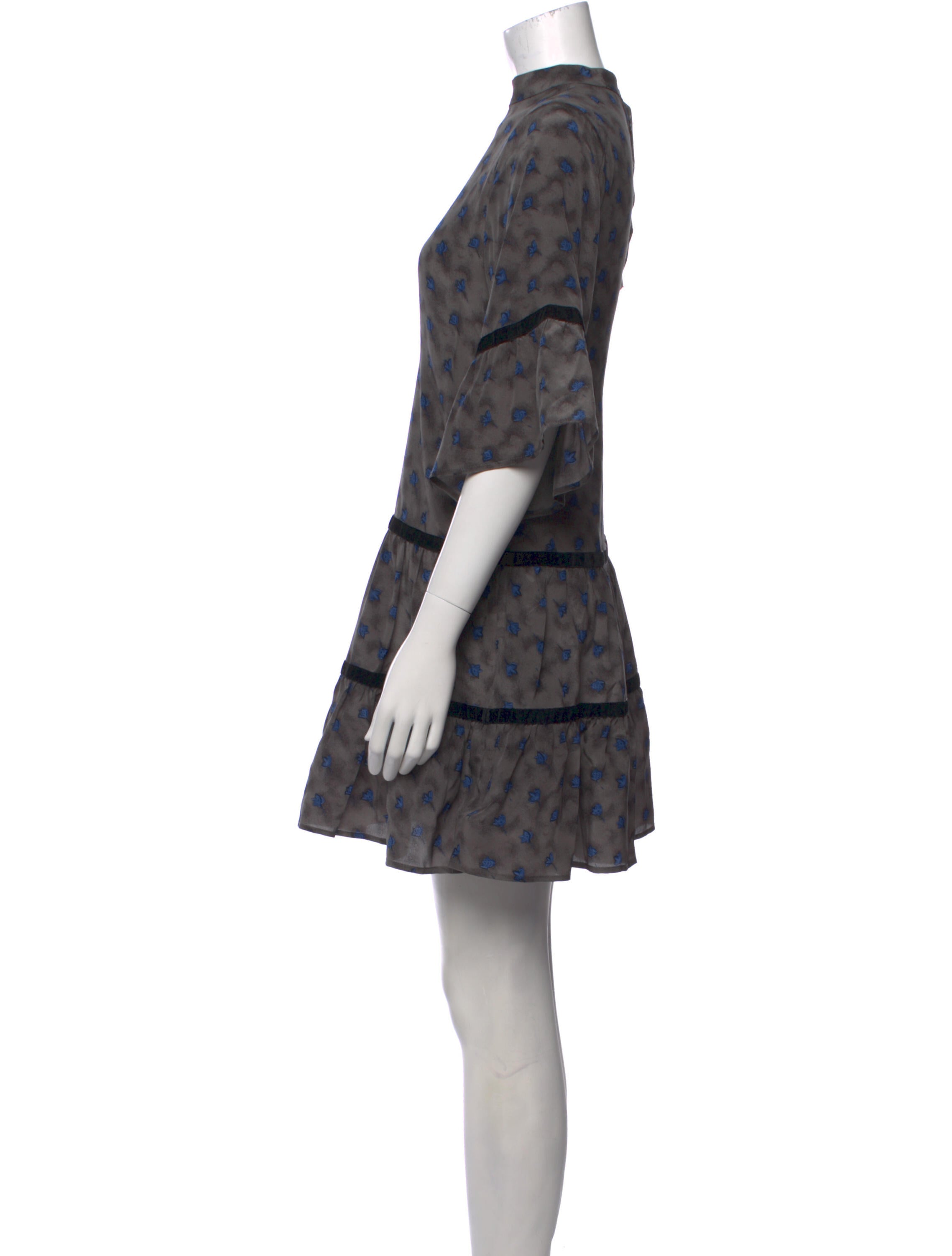 Warm Silk Mini Dress