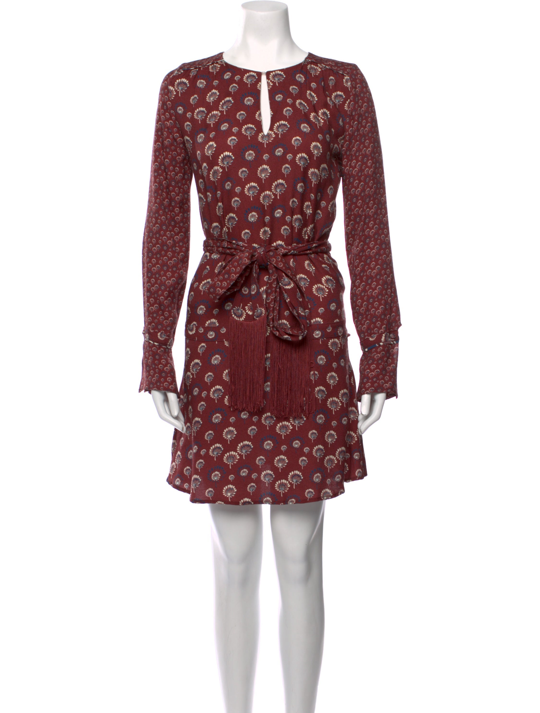 Warm Printed Mini Dress