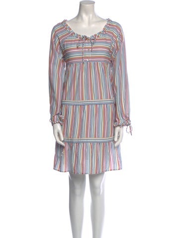 Warm Dresses Striped Mini Dress XS