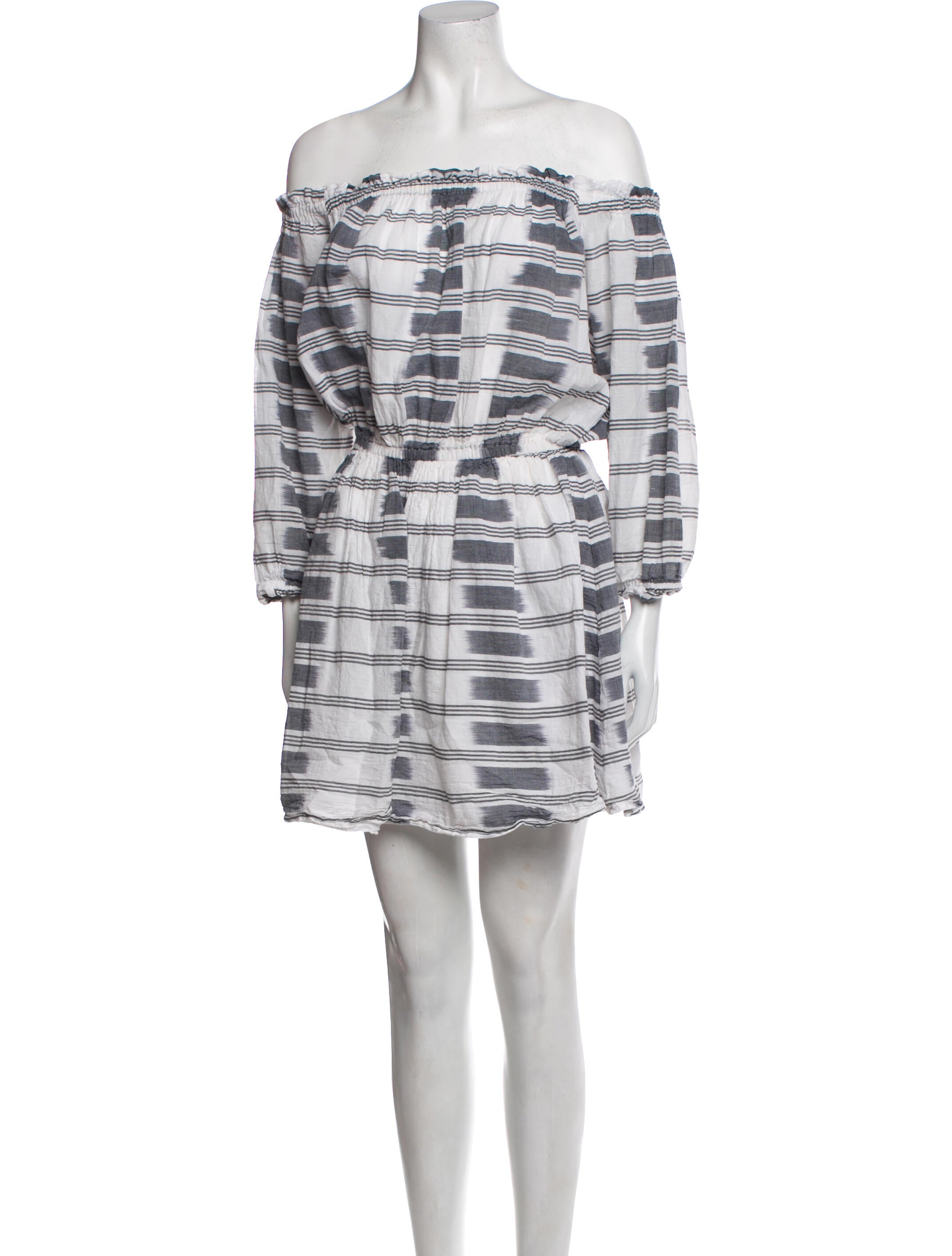 Warm Striped Mini Dress