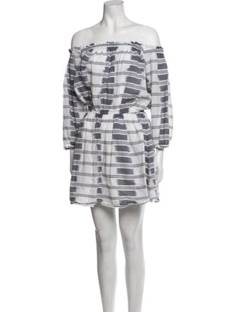 Warm Striped Mini Dress