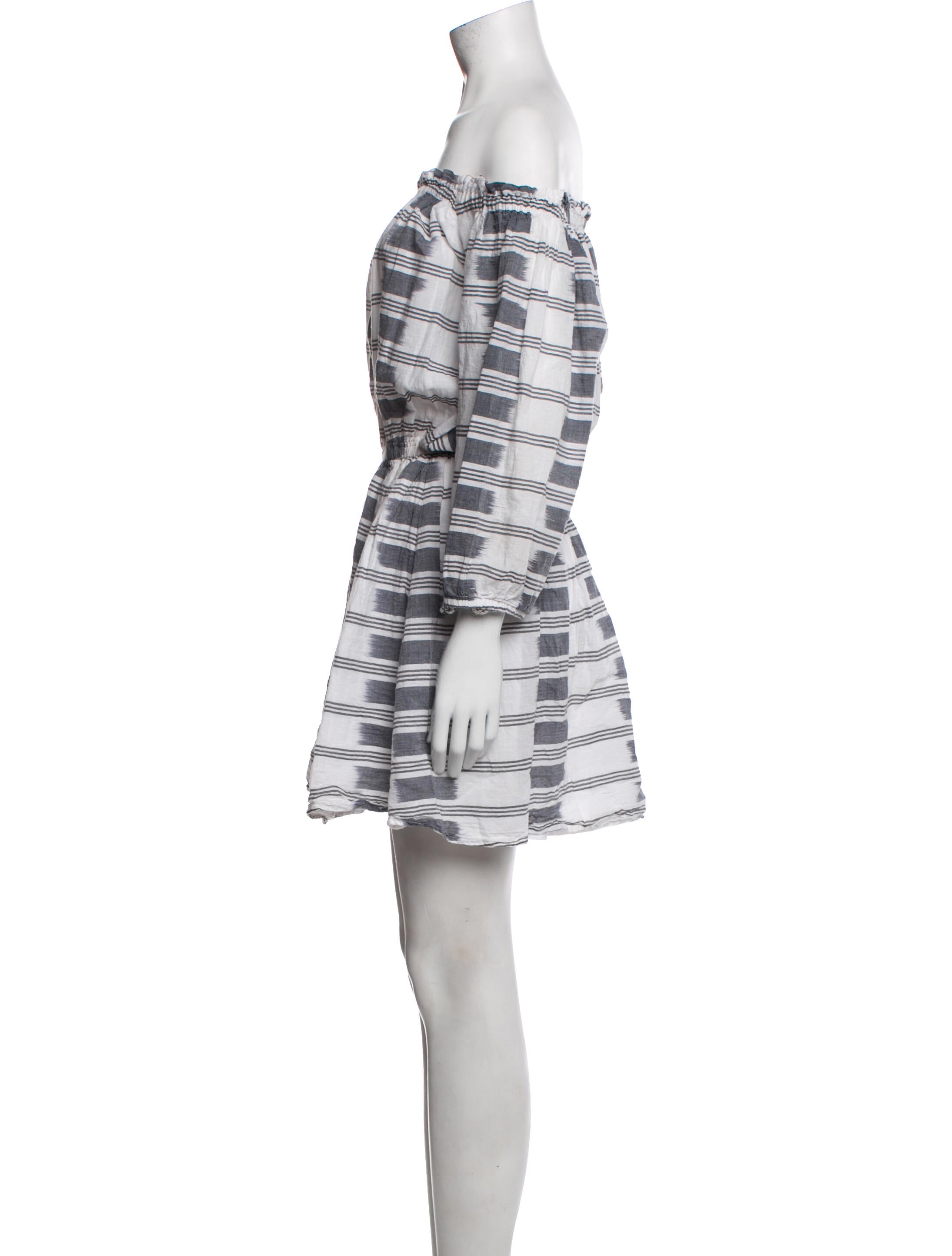 Warm Striped Mini Dress