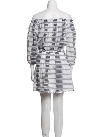 Warm Striped Mini Dress