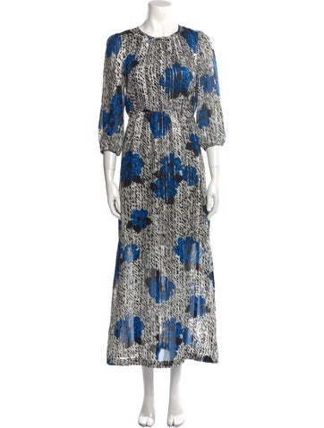 Warm Dresses Silk Long Dress XS