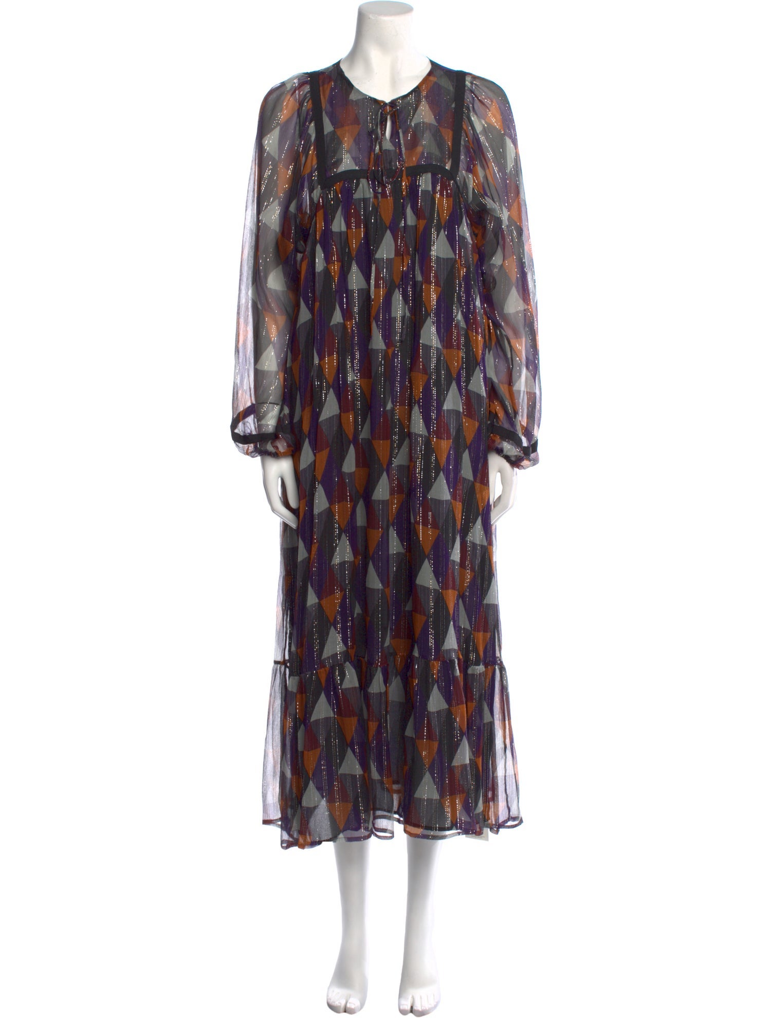 Warm Silk Long Dress