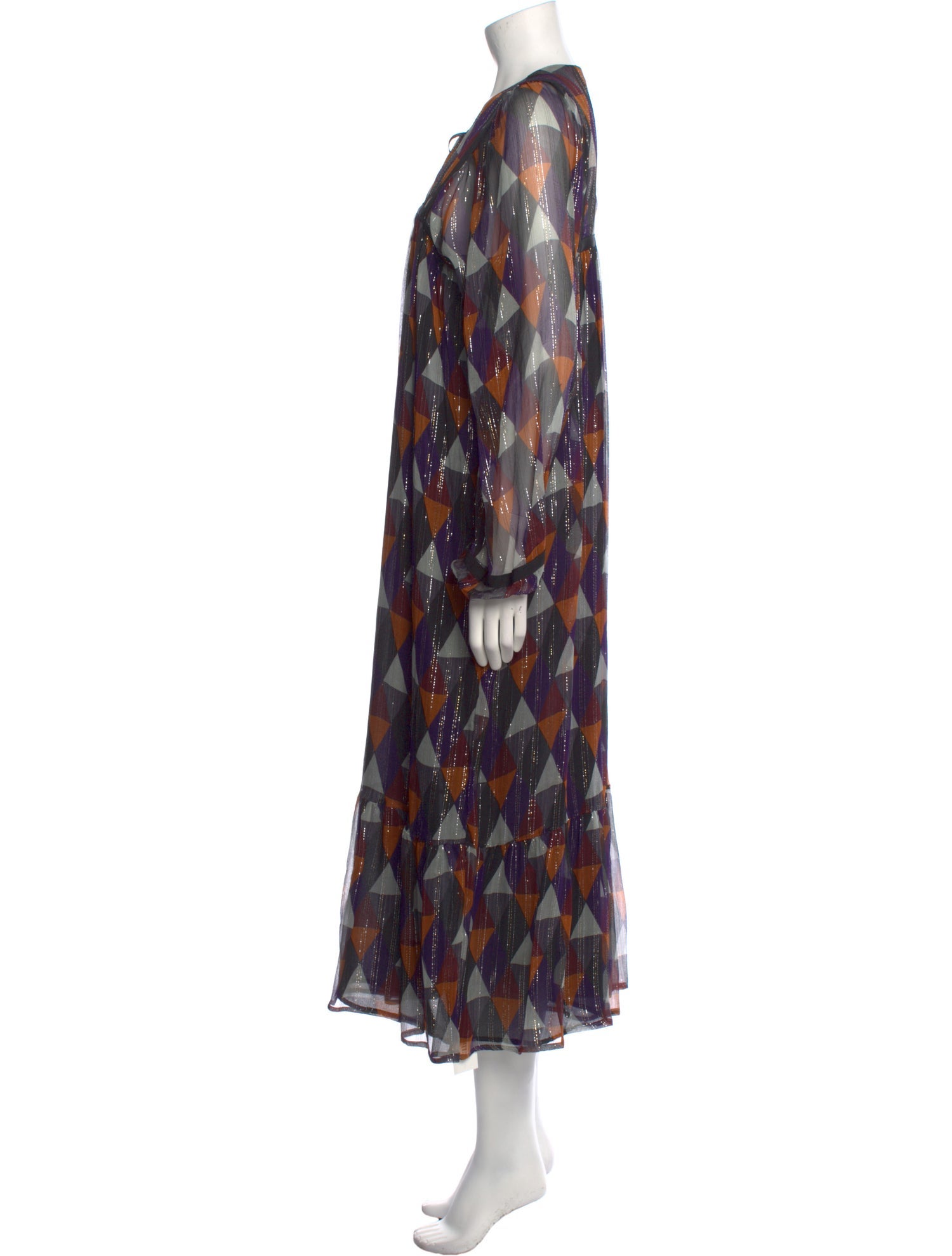 Warm Silk Long Dress