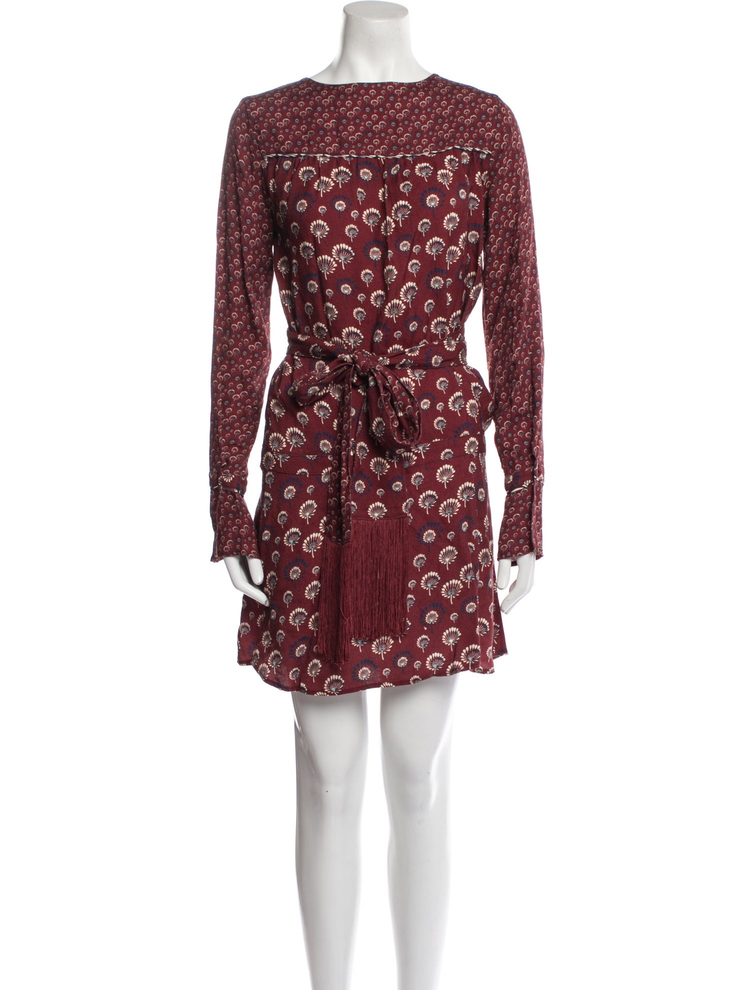 Warm Printed Mini Dress