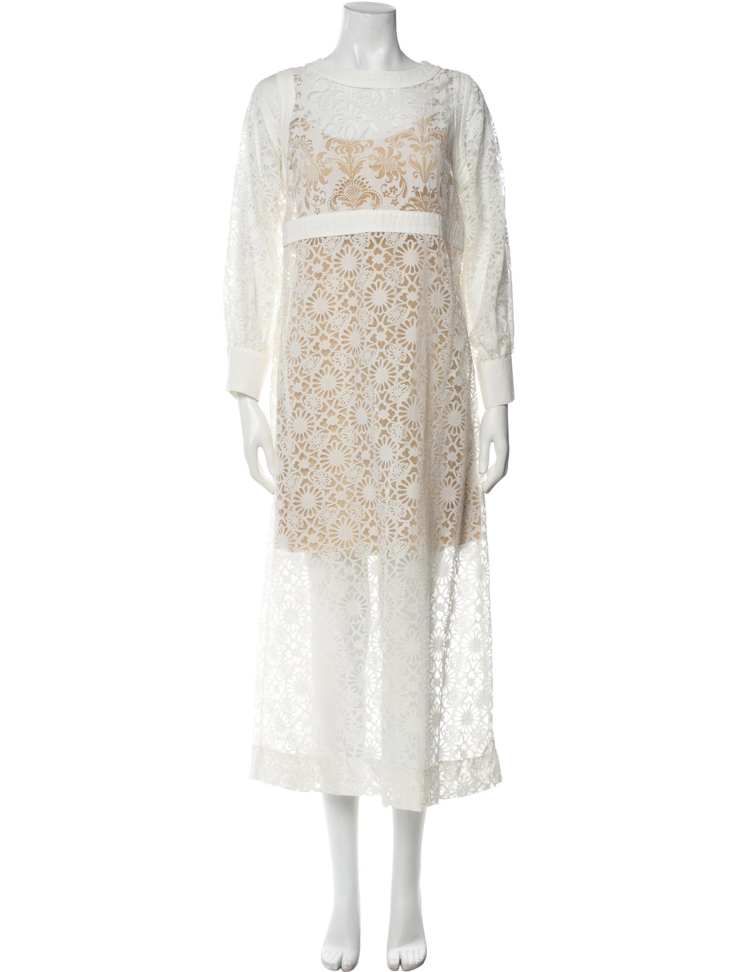 Warm Nylon Long Dress w/ Tags