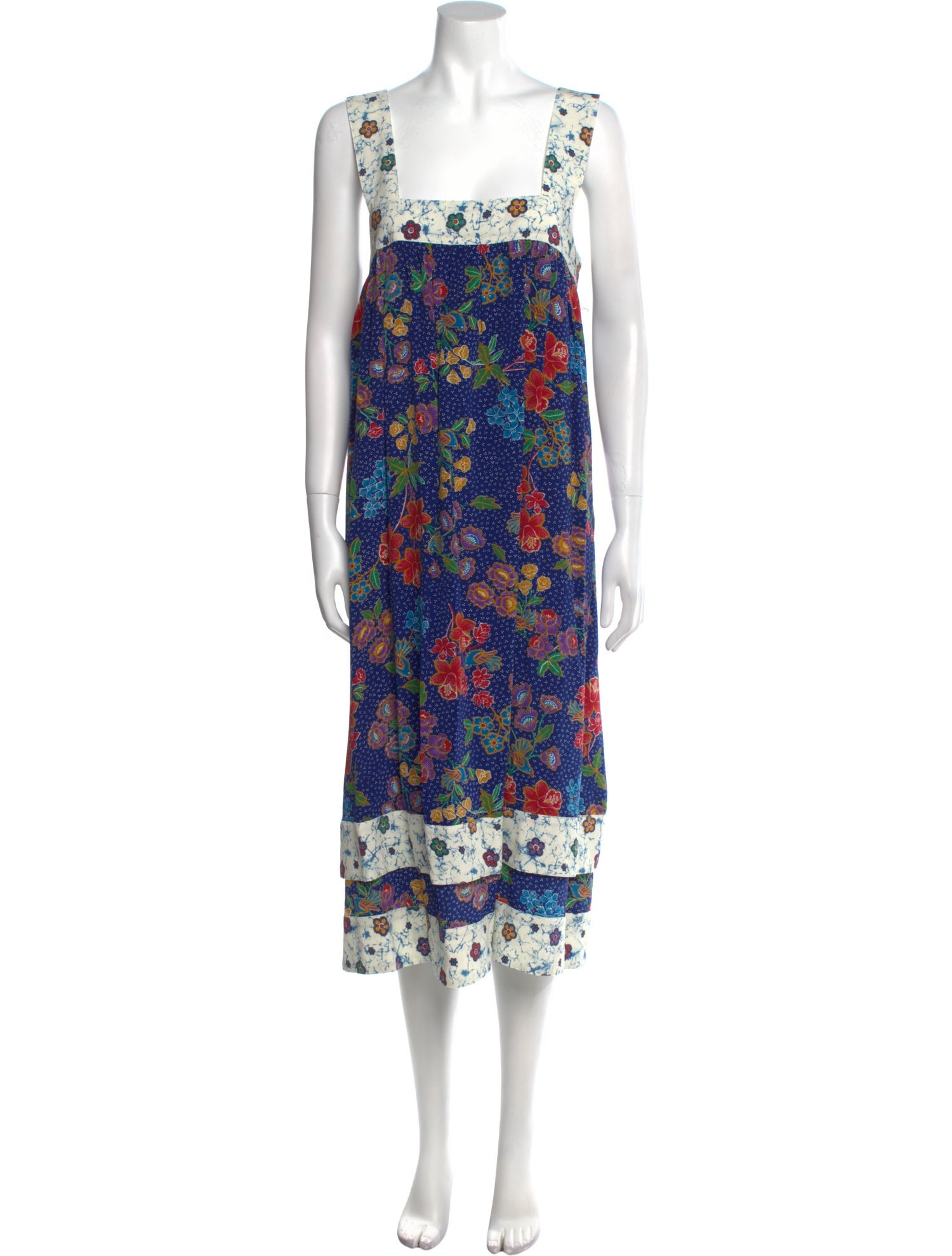 Warm Silk Midi Length Dress