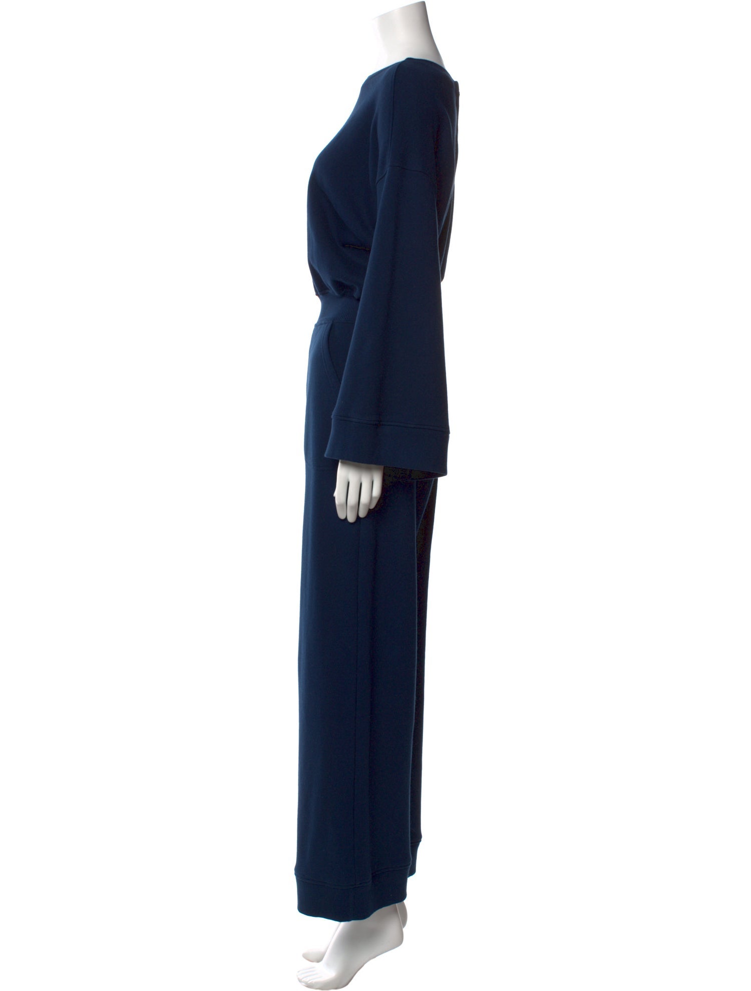 Warm Bateau Neckline Jumpsuit