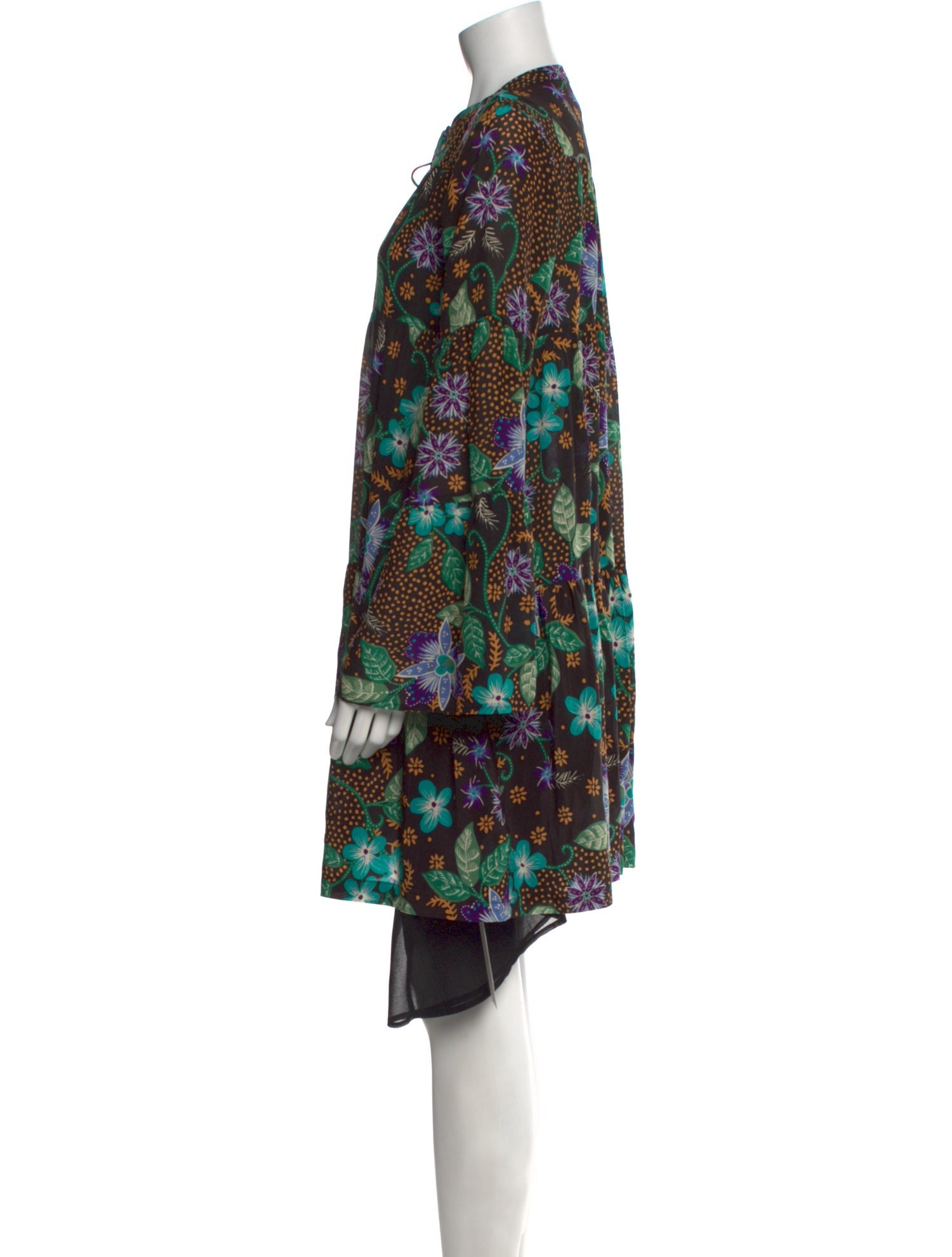 Warm Silk Mini Dress