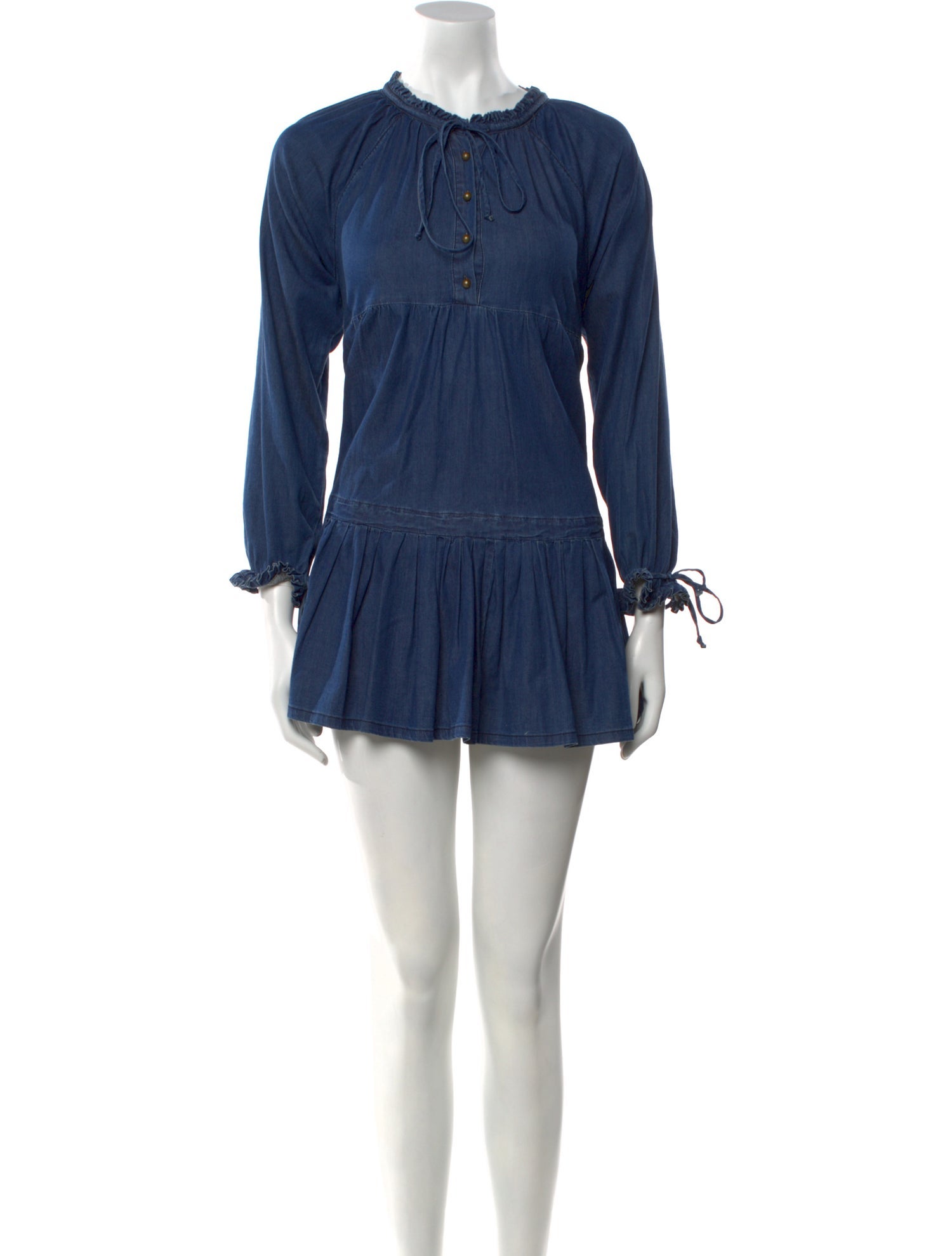 Warm Crew Neck Mini Dress