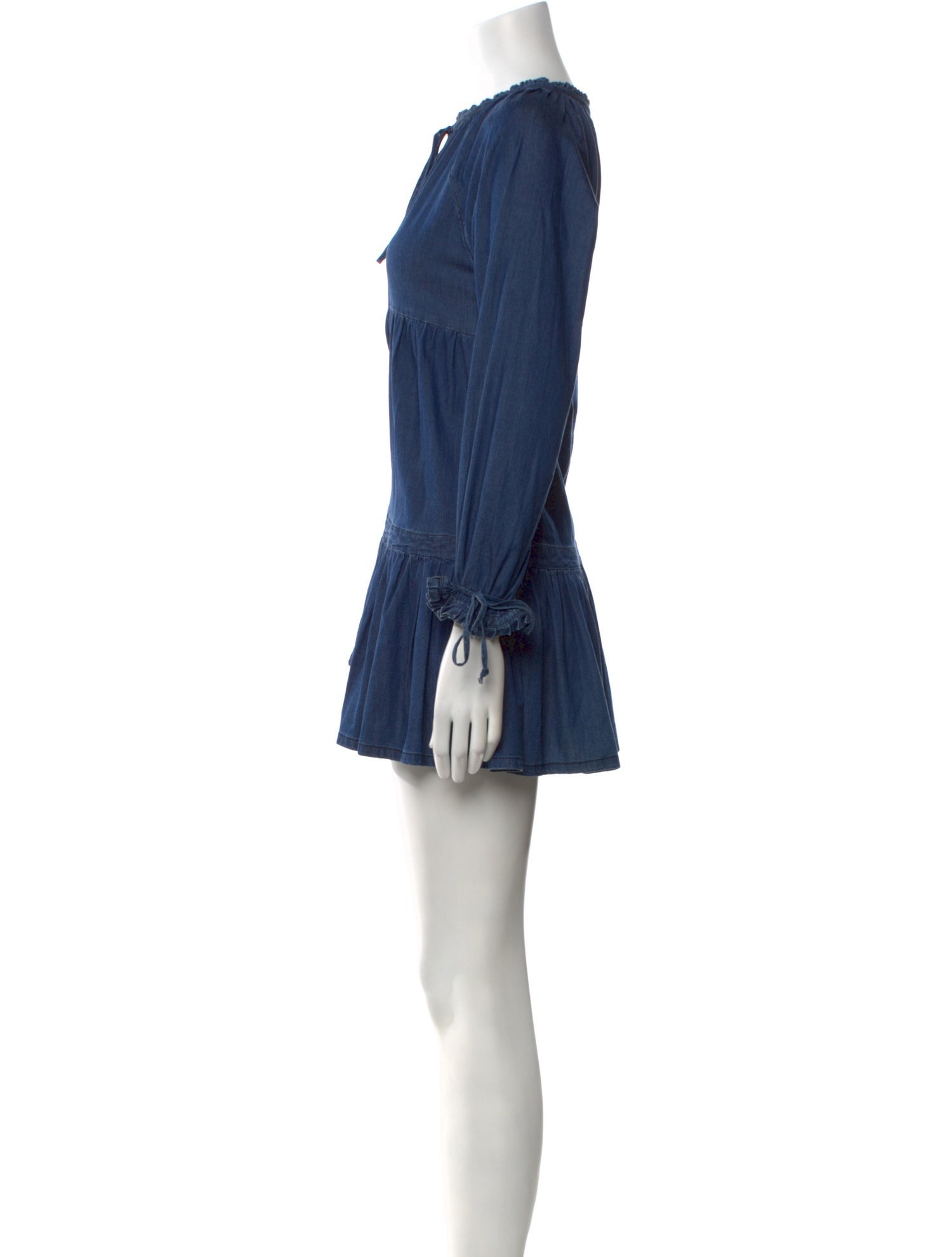 Warm Crew Neck Mini Dress