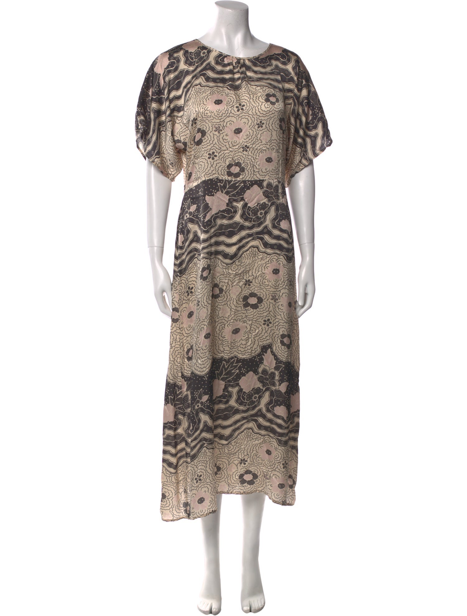 Warm Silk Long Dress