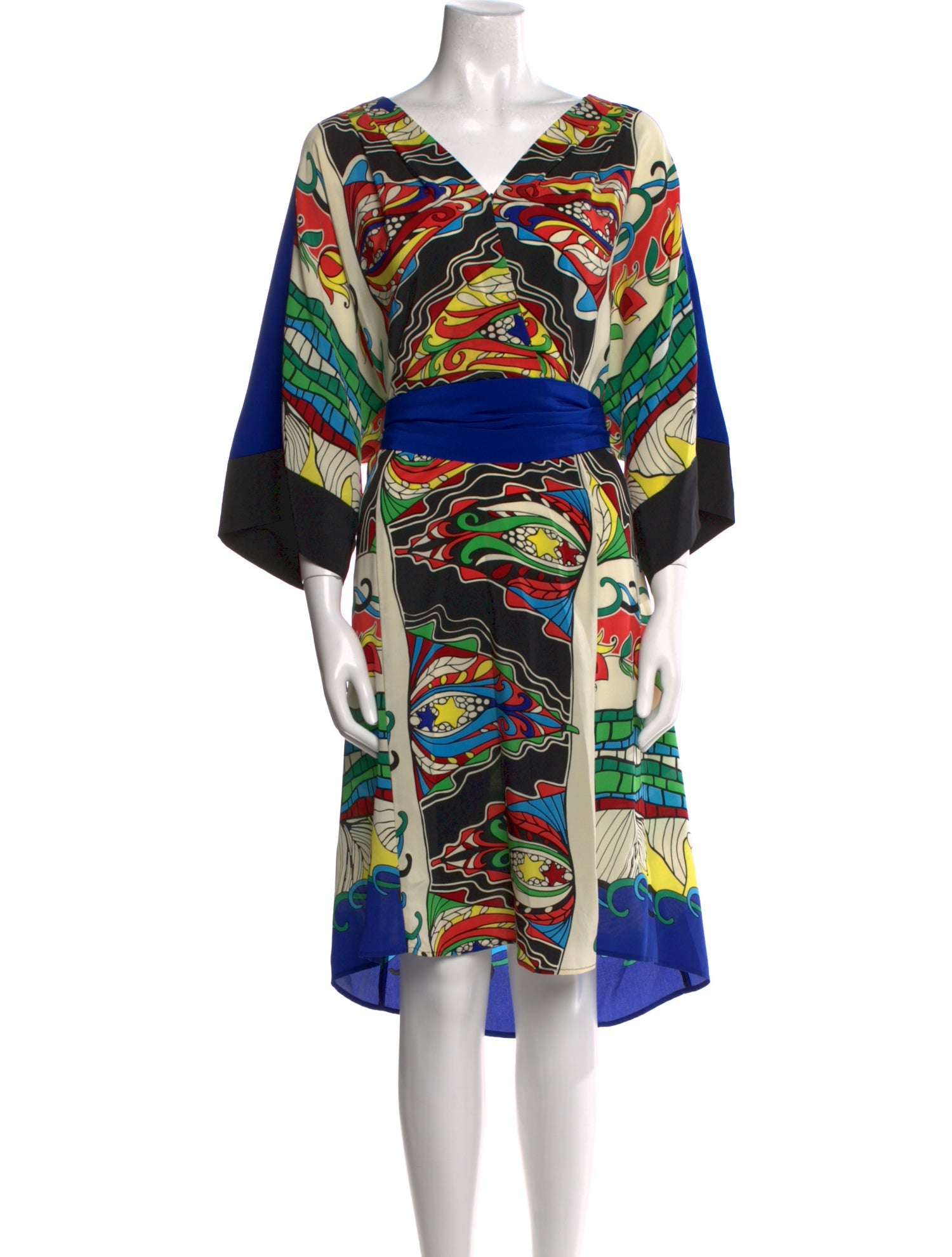 Warm Silk Midi Length Dress