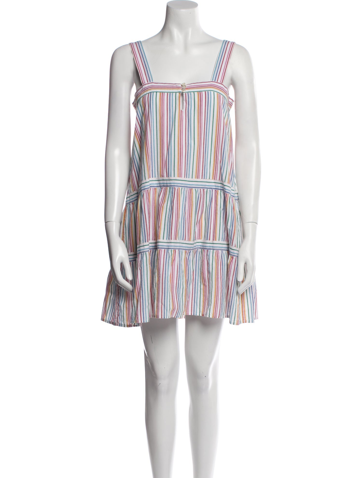 Warm Striped Mini Dress