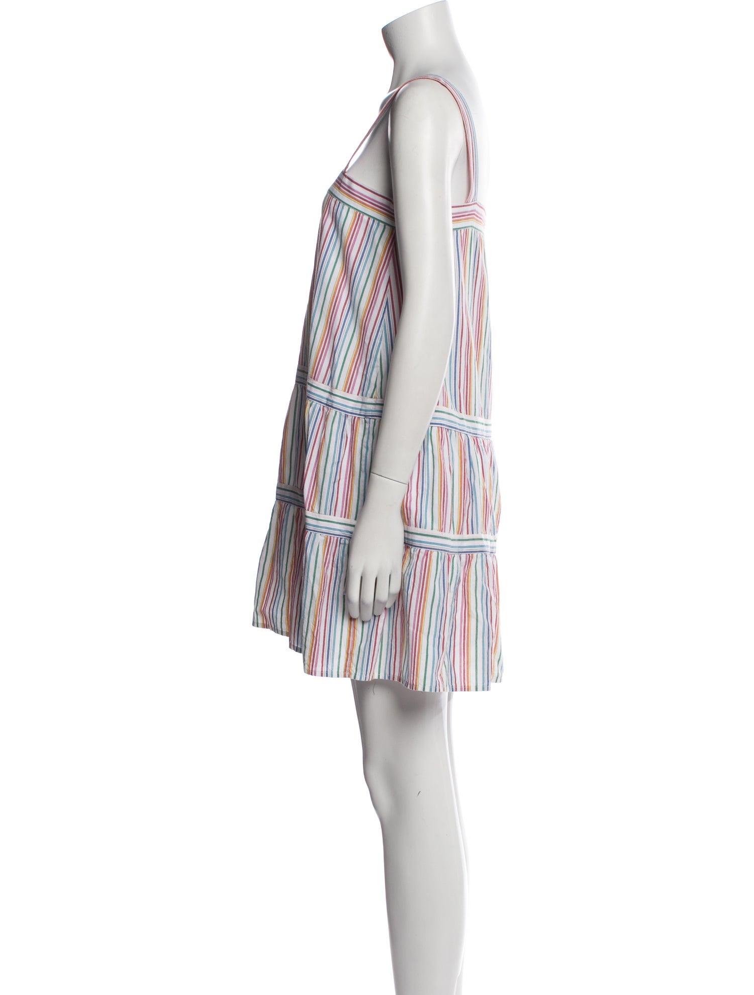 Warm Striped Mini Dress