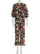 Warm Floral Print Pant Set