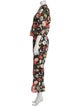 Warm Floral Print Pant Set