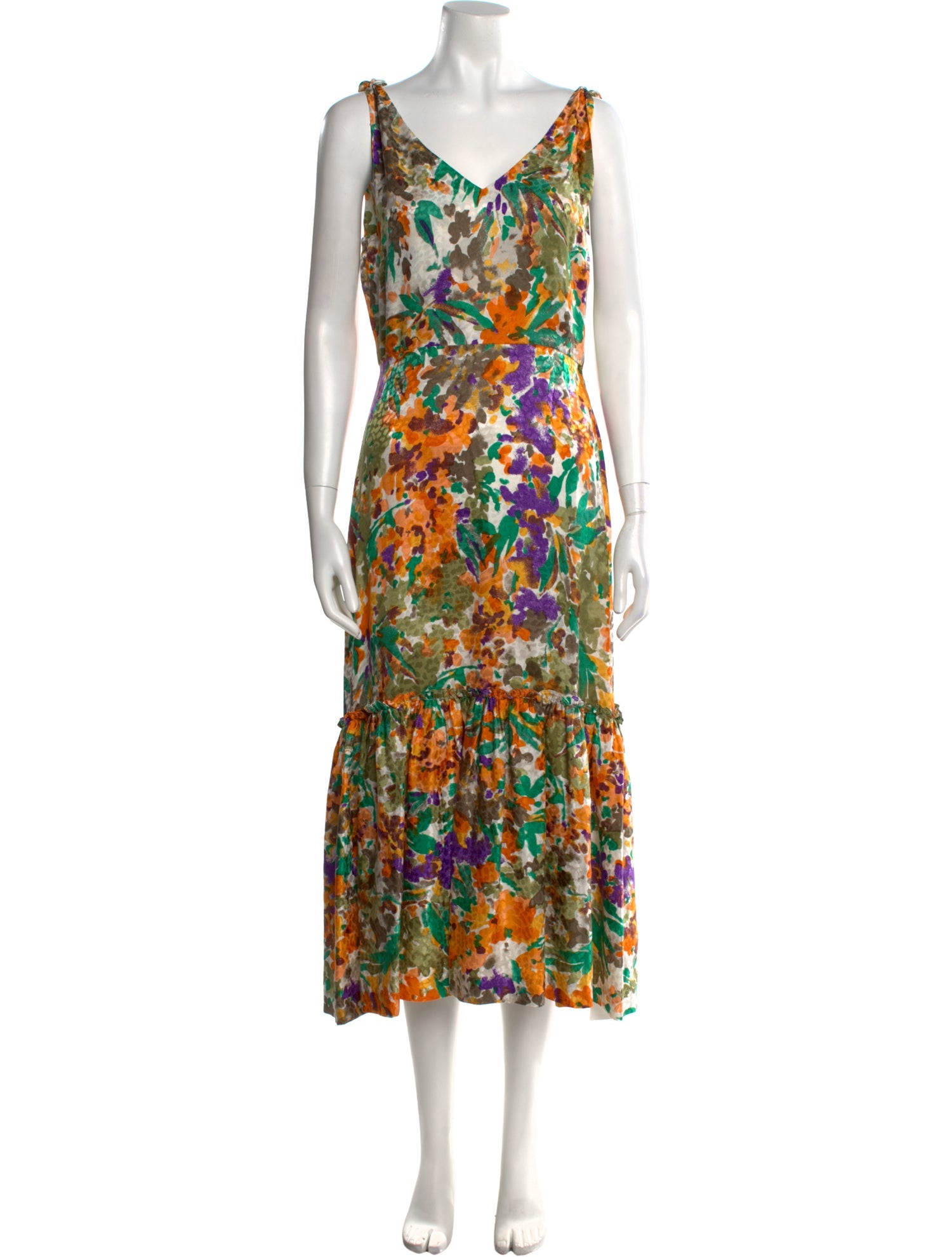 Warm Silk Long Dress