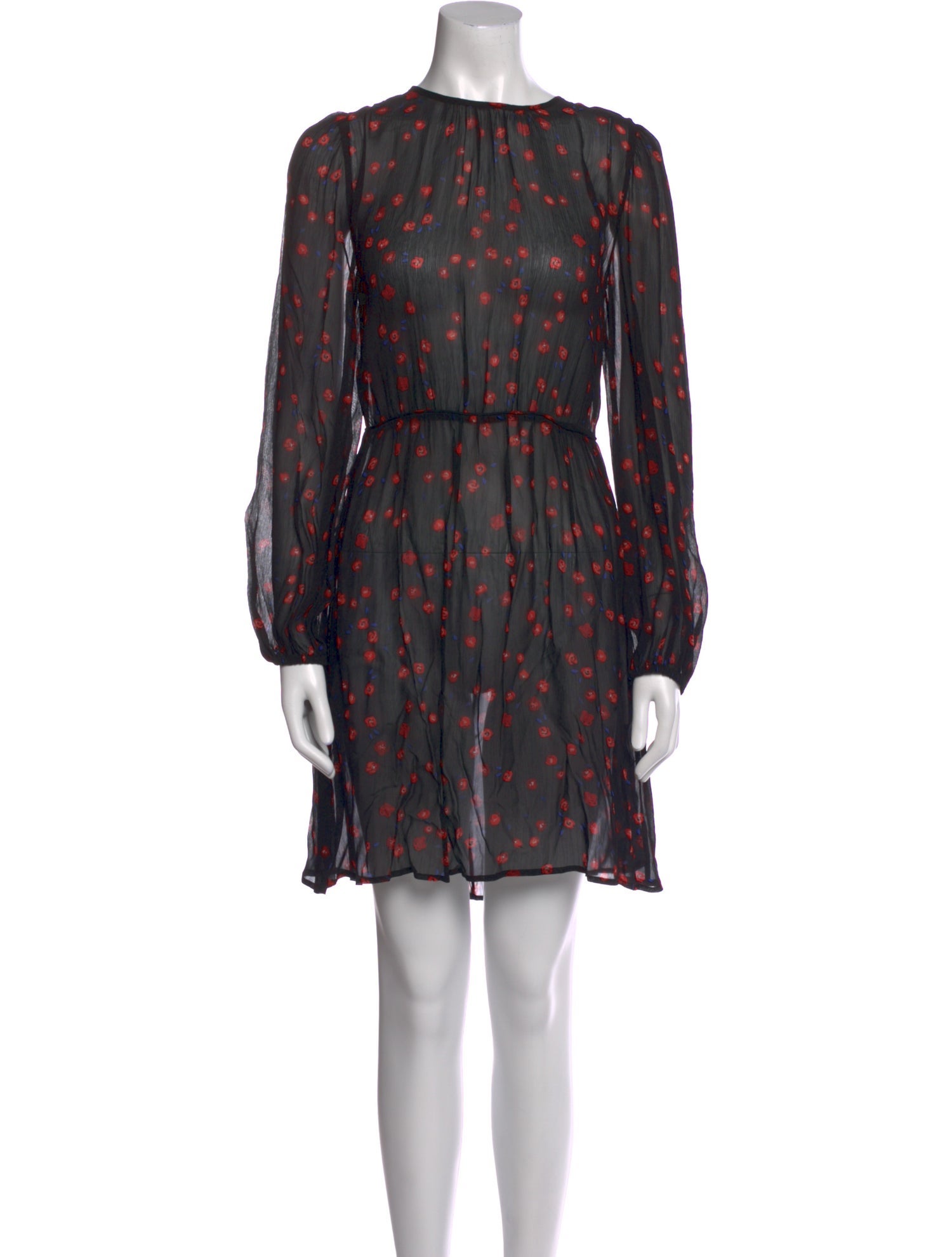 Warm Printed Mini Dress