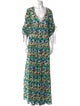 Warm Printed Long Dress
