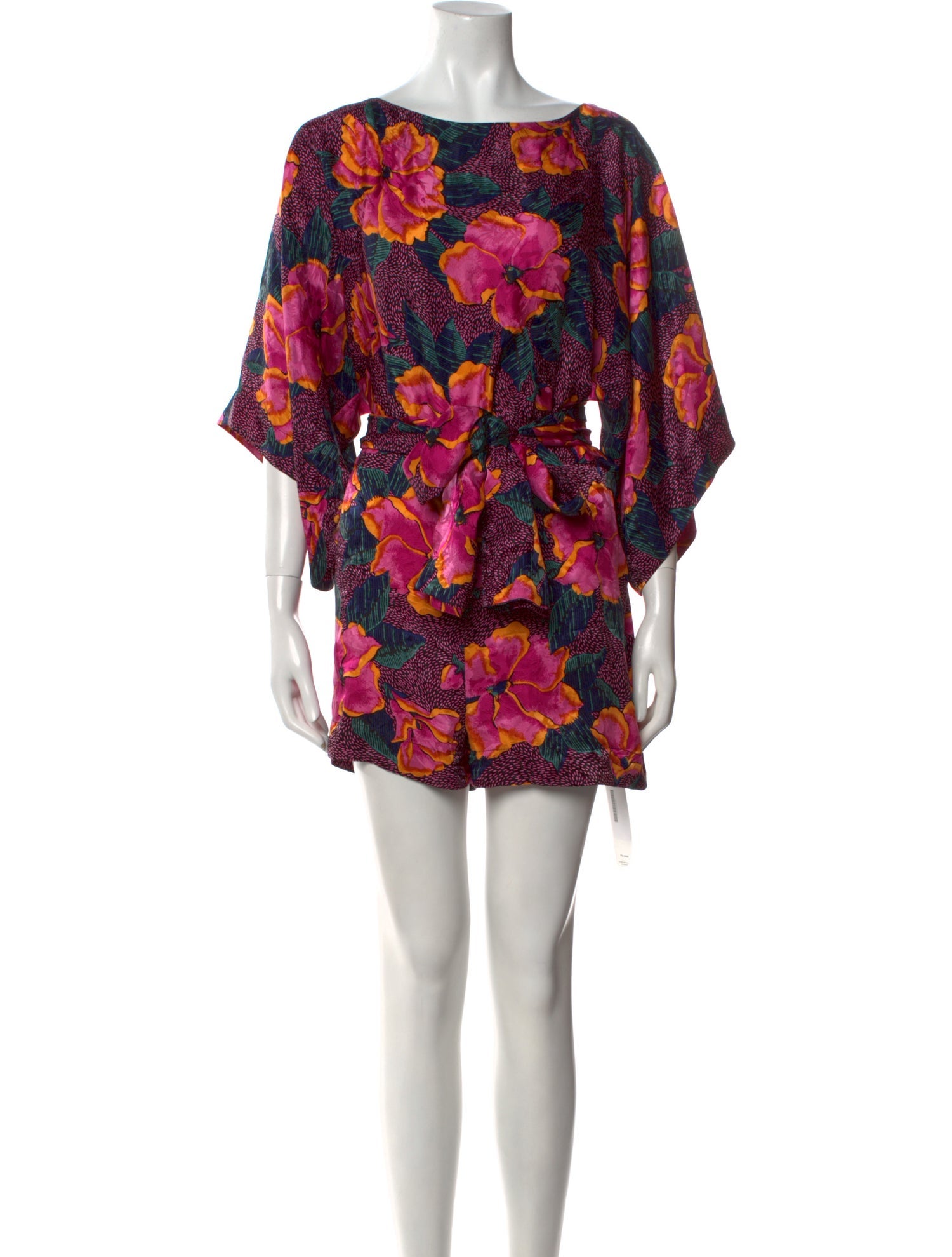 Warm Silk Printed Romper