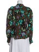 Warm Silk Floral Print Blouse