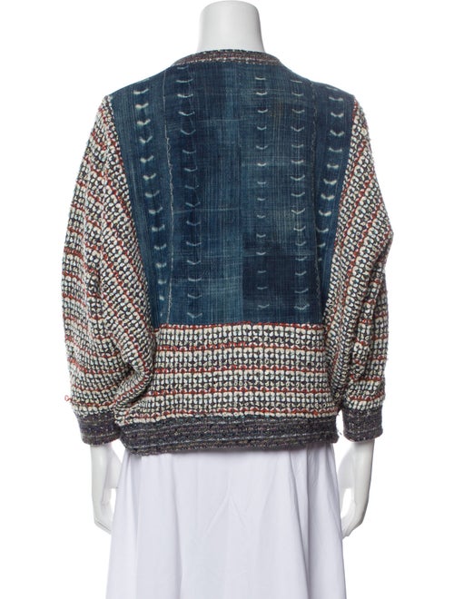 Warm Printed Crew Neck Sweater