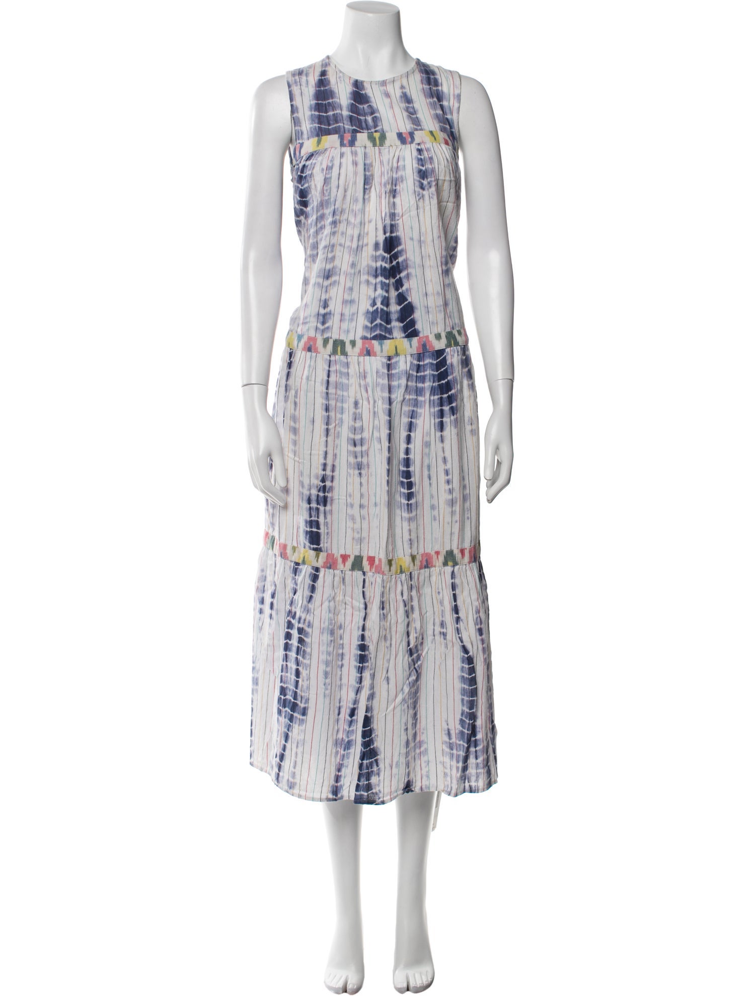 Warm Printed Long Dress