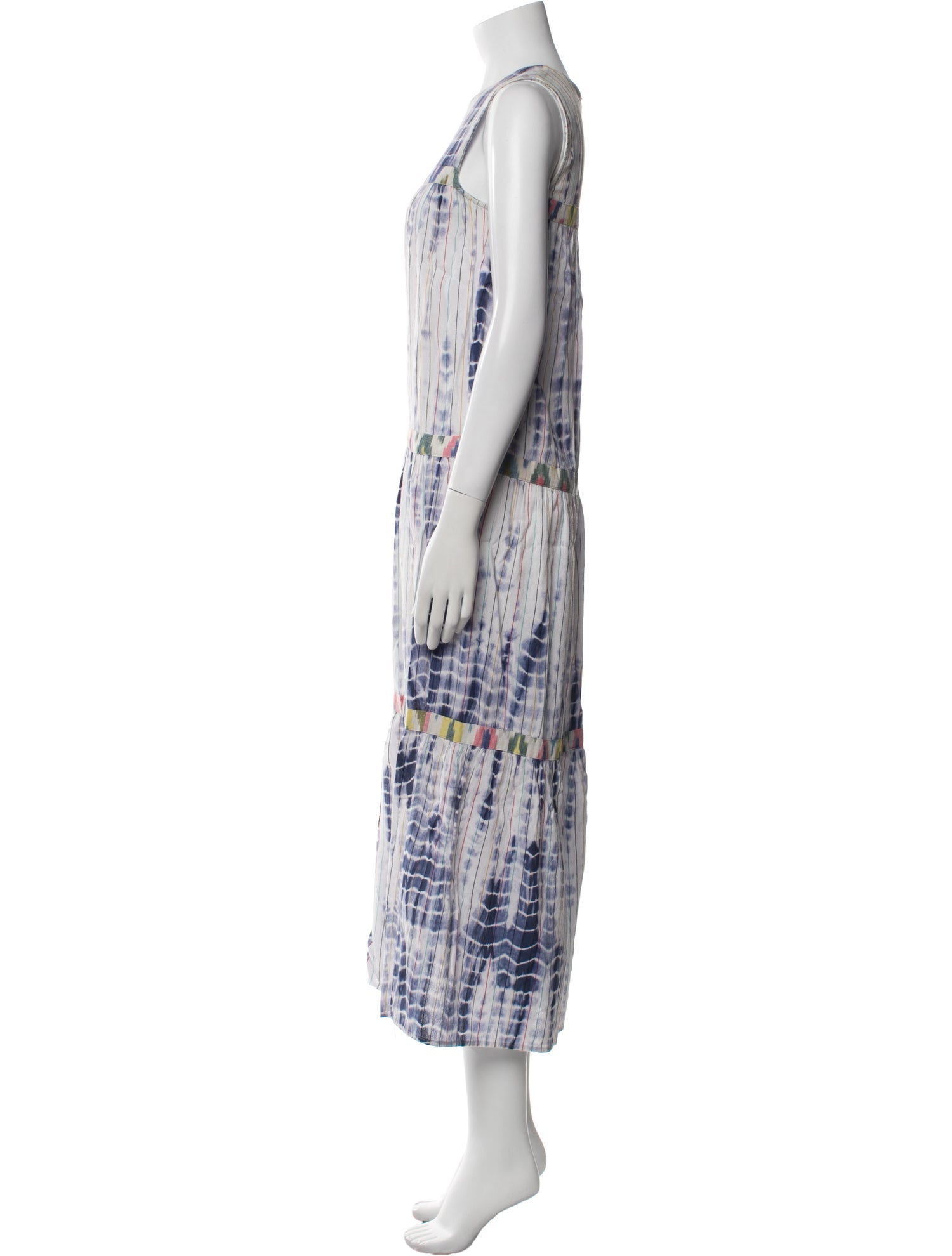 Warm Printed Long Dress