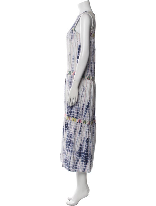 Warm Printed Long Dress