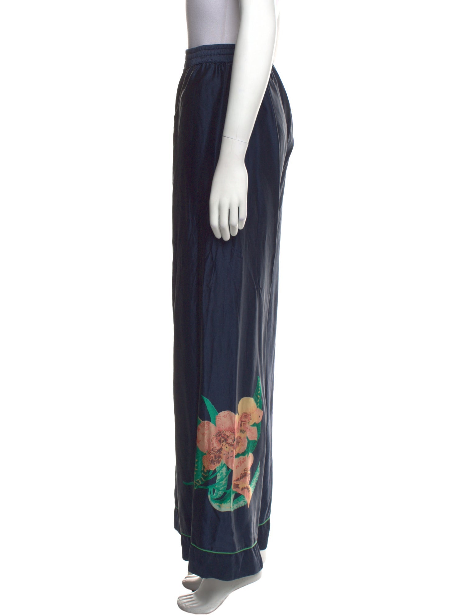 Warm Silk Wide Leg Pants