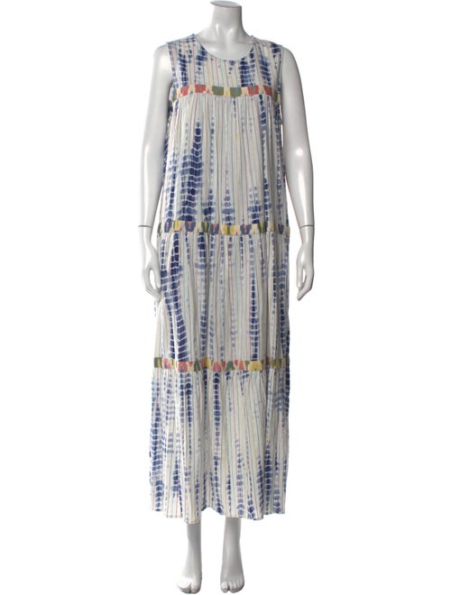 Warm Printed Long Dress