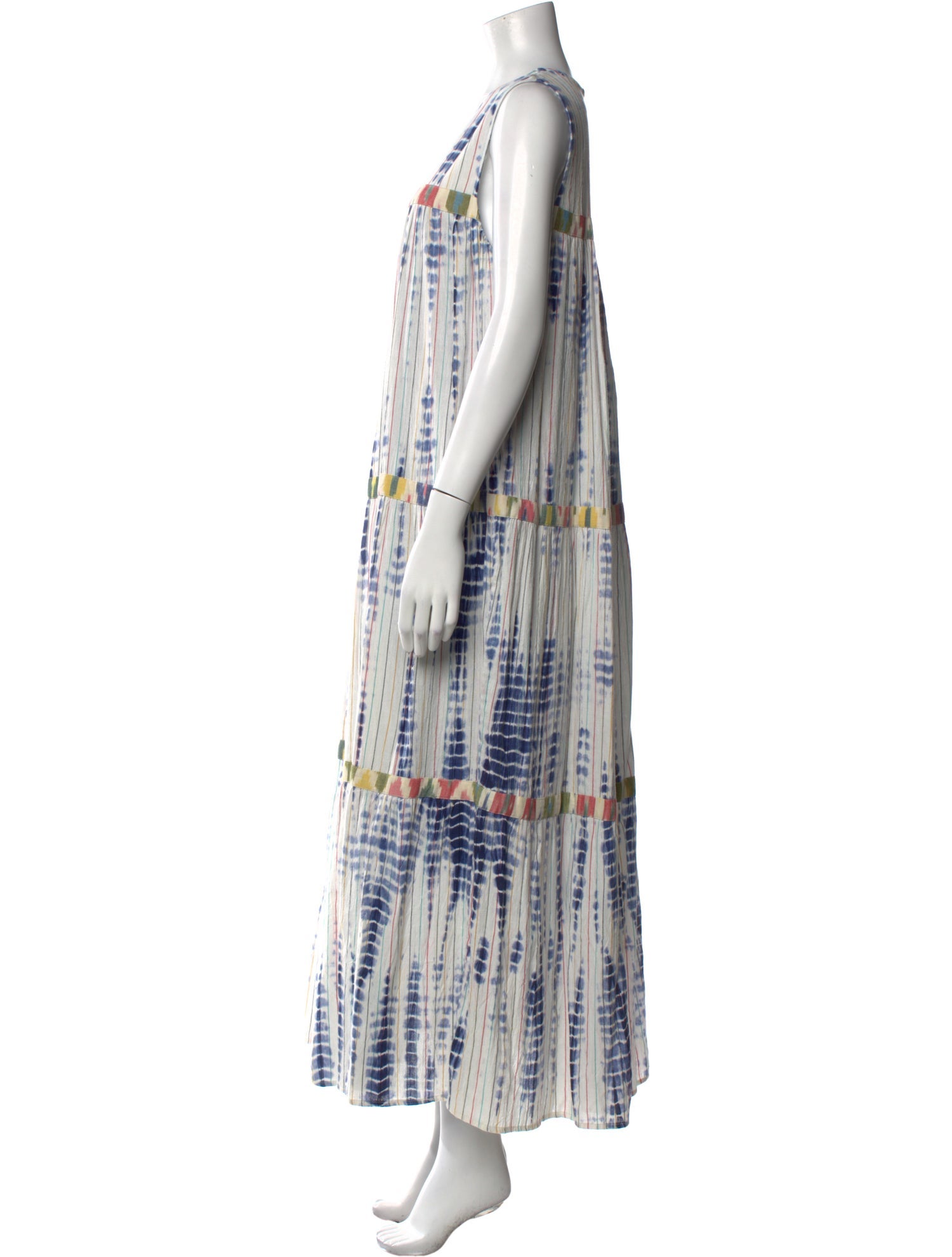 Warm Printed Long Dress