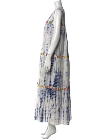 Warm Printed Long Dress