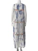 Warm Printed Long Dress
